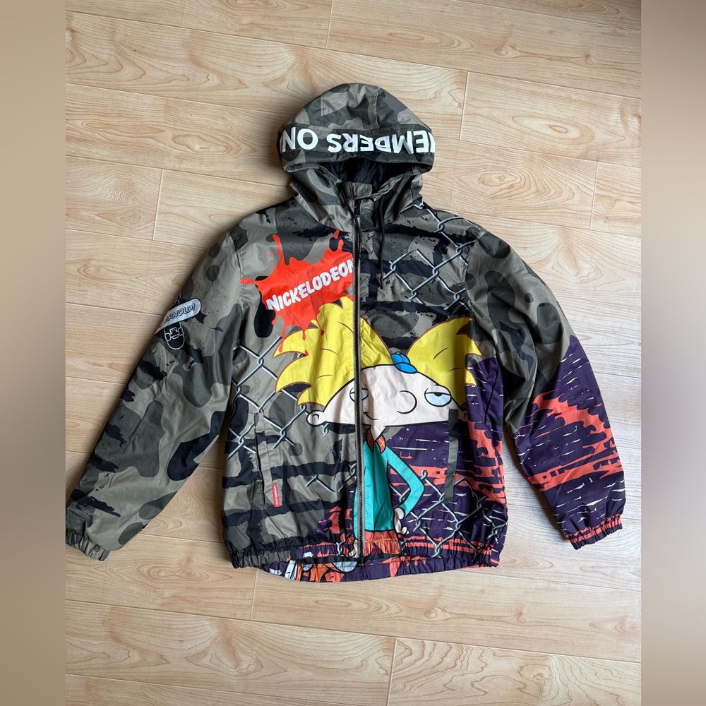 Members Only x Nickelodeon Camouflage Hey Arnold Jacket size XL (adults)